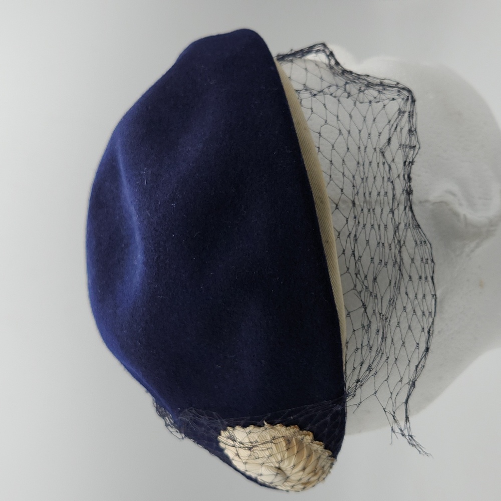 Glenover Henry Pollak women blue hat 100% wool